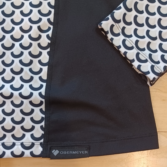 Obermeyer Discover Crew Long Sleeve Base Layer In Nome's Geo Size L - Picture 5 of 9